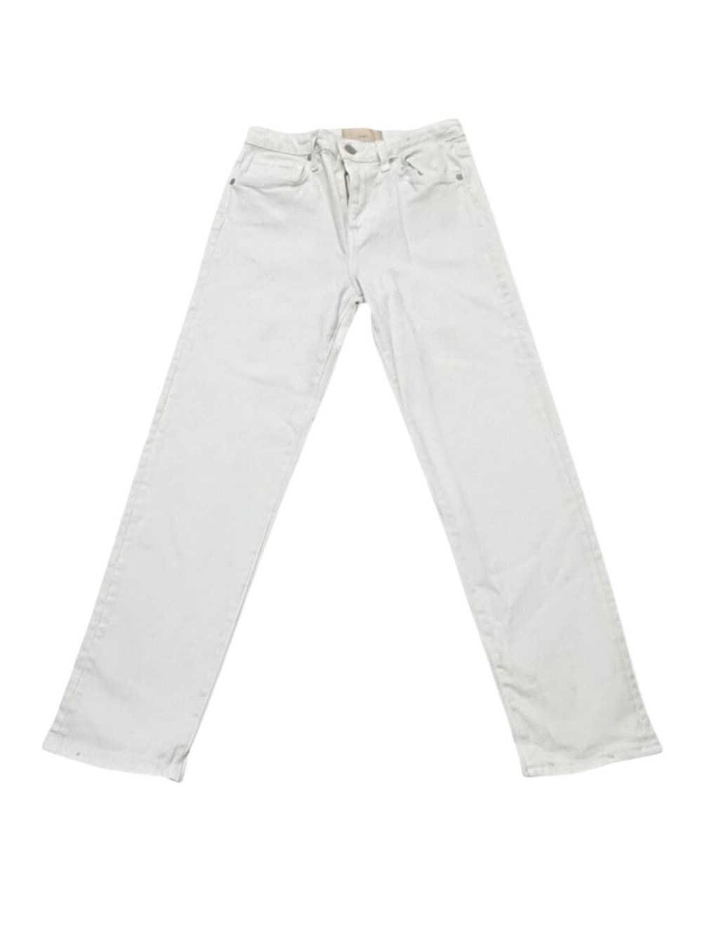 Women’s CQY White Denim Jeans Straight Leg Size 26